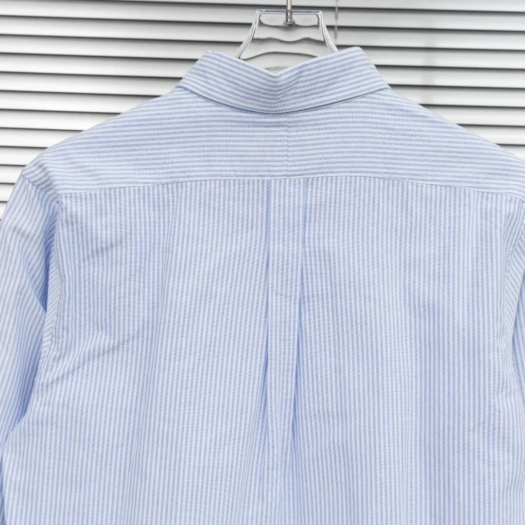 P250 top version (difference in currency) Style: Ralph Lauren POLO embroidered striped long shirt POLO Color: Picture color Size: S-XL Fabric: Pure cotton Accessories: Full set of customized accessories No gender distinction Same style for men and women